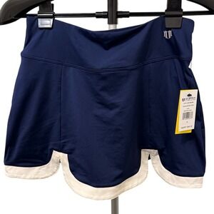 NWT Eleven by‎ Venus Williams Swing Birdie Navy Blue Tennis Skort Sz S